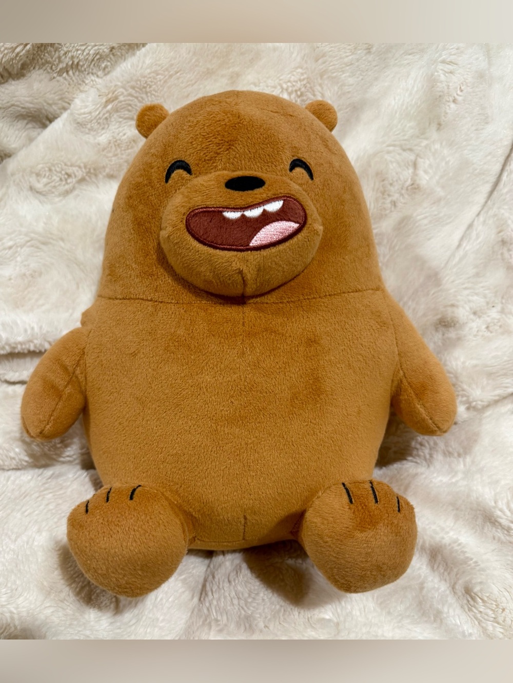 We bare bears grizzly plush 9” Youtooz